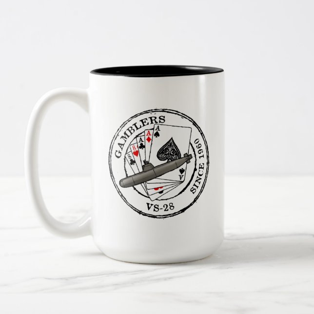 VS-28 SPIELER SEIT 1960 ZWEIFARBIGE TASSE (Links)