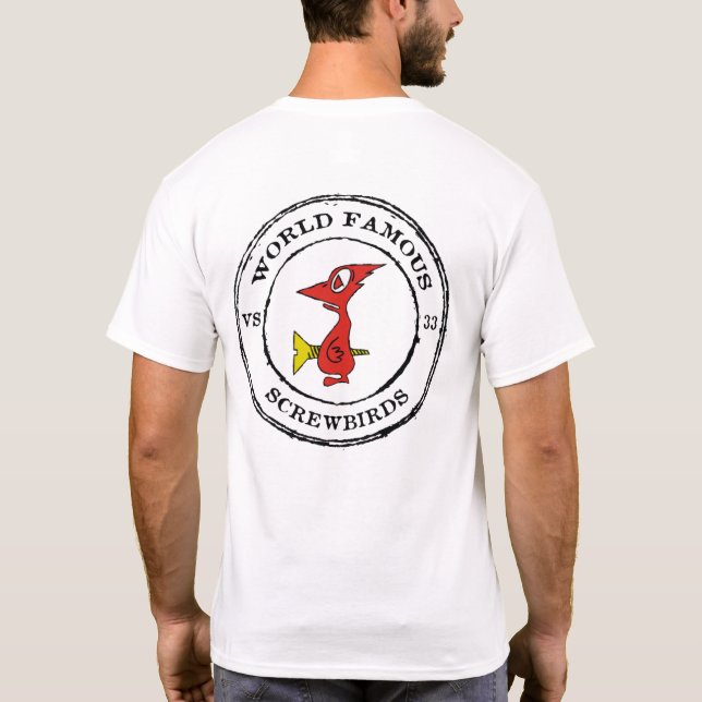 VS-33 SCREWBIRDS SEIT 1960 T-Shirt (Rückseite)