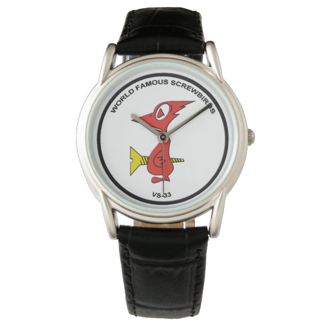 VS-33 WELTBERÜHMTE BILDSCHIRME WRIST WATCH ARMBANDUHR (Vorderseite)