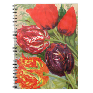 VTG Botanisches Tulip-Notebook Notizblock
