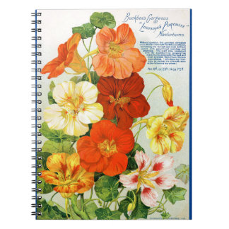 VTG Nasturtiums Botaniques Carnet Spiral