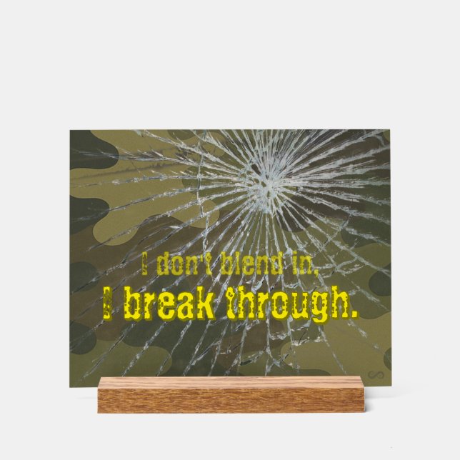 VTVB-BREAKTHRU1-AS - Acrylschild (Vorderseite)