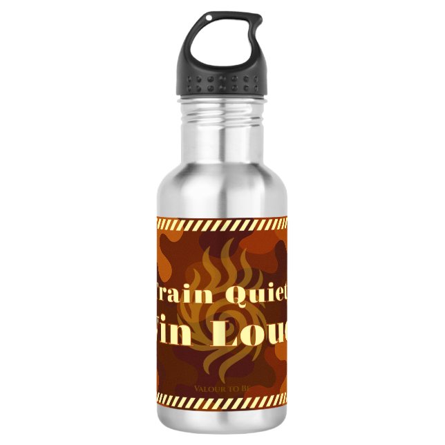 VTVB-TRAINQUIET1-WB - Wasserflasche (Vorderseite)
