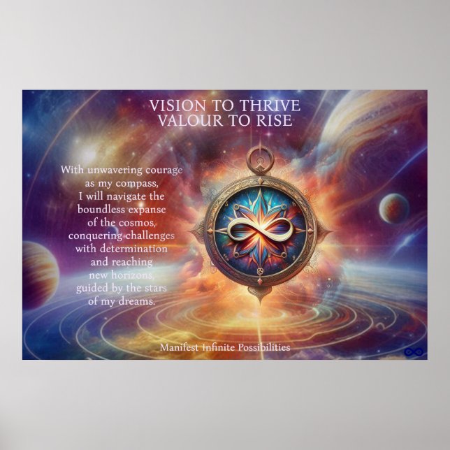 VTVR-ABSTRACTCOMPASS1-POSTER - POSTER (Vorne)