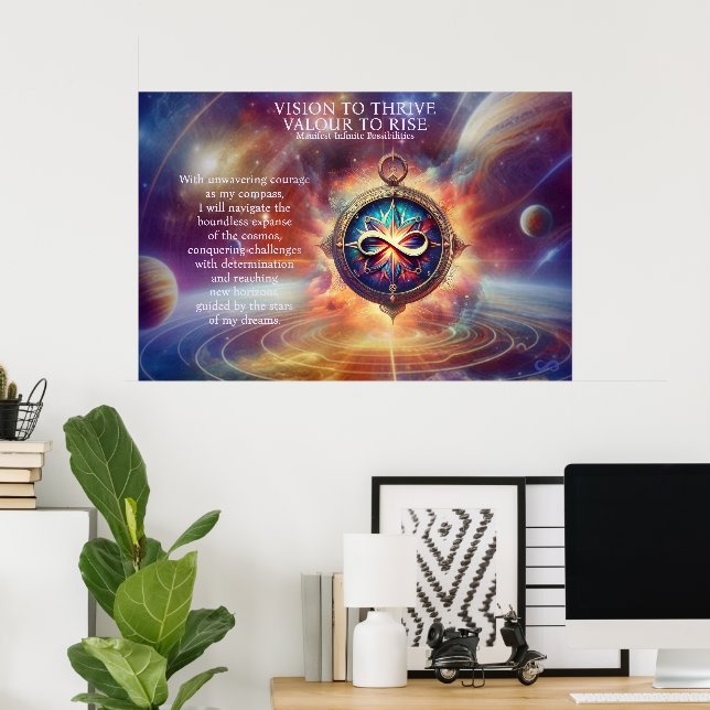 VTVR-ABSTRACTCOMPASS1A-POSTER - POSTER (Heimbüro)