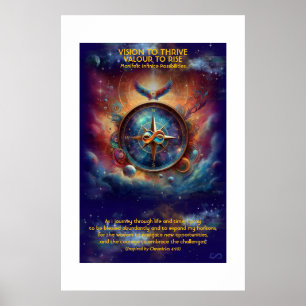 VTVR-AbstractCompass2A-Plakat - PLAKAT
