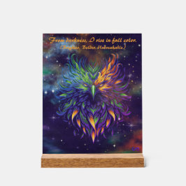 VTVR-PHOENIX6-BLUPUR-AS - Acrylic Sign Acrylschild