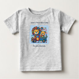 VTVR-RISEGENTLY-BT - Babytops Baby T-shirt