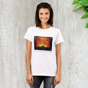 VU-Meter-Ausgangspegelmessgerät Audiopegelmesser T-Shirt