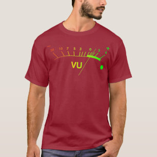 VU Meter dB DJ T - Shirt