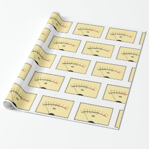 VU-Meter Geschenkpapier