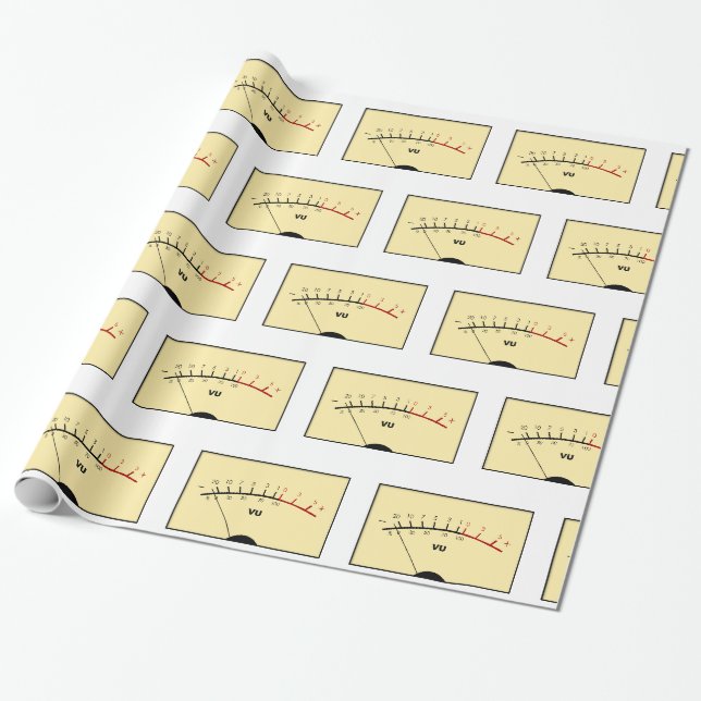 VU-Meter Geschenkpapier (Ungerollt)