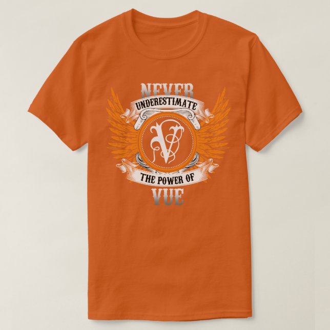 VU-Shirt unterschätzt den Power nie T-Shirt (Design vorne)