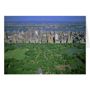 Vue aérienne de Central Park et côté ouest