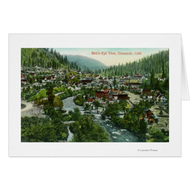 Vue aérienne de CityDunsmuir, CA (Devant horizontal)