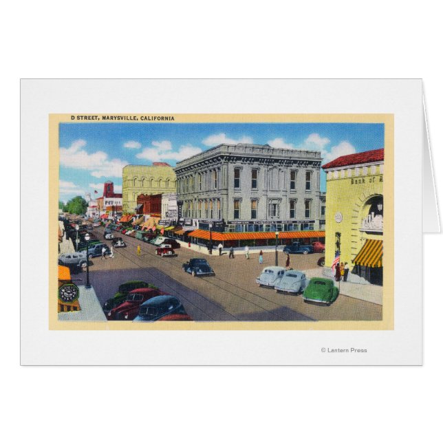 Vue aérienne de D Street (Devant horizontal)