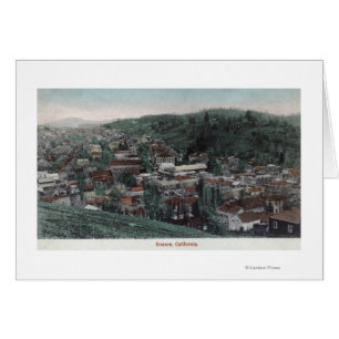 Vue aérienne de la ville # 2Sonora, CA