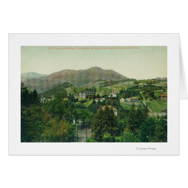 Vue aérienne de la ville, Mont Tamalpais (Devant horizontal)
