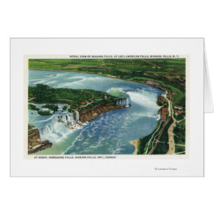 Vue aérienne de toute la Niagara Falls 2