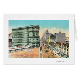 Vue aérienne du bâtiment des inondations