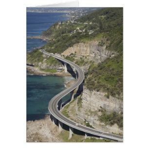 Vue aérienne du pont de Sea Cliff près de Wollongo