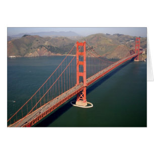 Vue aérienne du pont Golden Gate dans les 2
