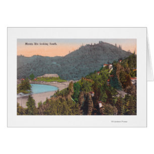 Vue aérienne du sud depuis Monte Rio