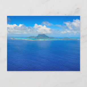 Vue aérienne sur Bora Bora carte postale