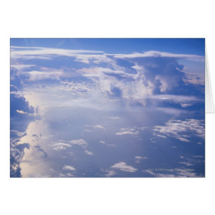 Vue au-dessus du nuage dispersé