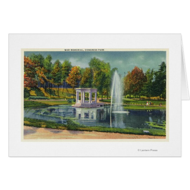 Vue commémorative du parc des congrès (Devant horizontal)