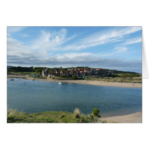 "Vue d'Alnmouth depuis la colline"