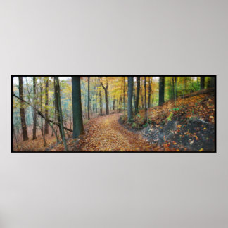 Vue d'automne, affiche