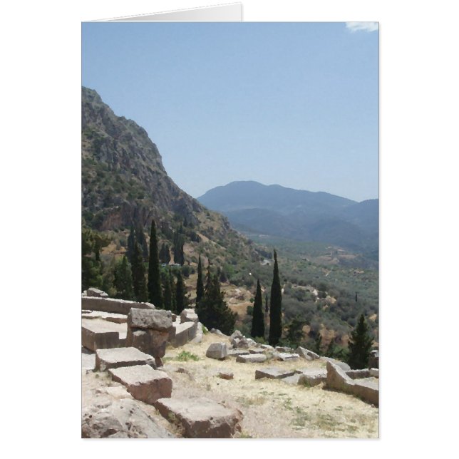 Vue de Delphi, Grèce (Devant)