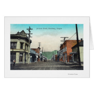 Vue de Jackson StreetRoseburg, OU