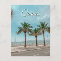 Vue de la Côte d'Azur à Cannes France Carte postal