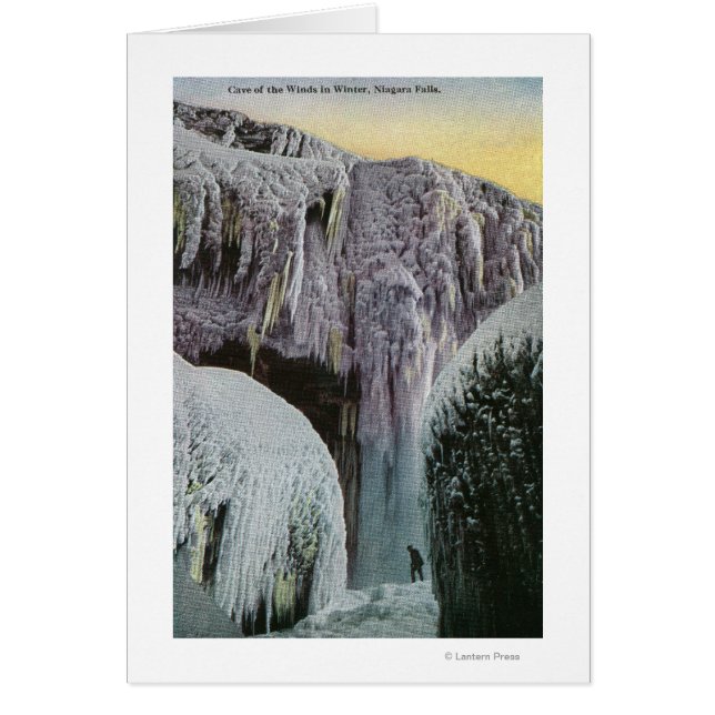 Vue de la grotte des vents en hiver (Devant)