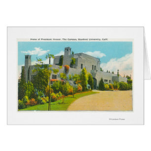 Vue de la maison de Hoover, campus de Stanford U