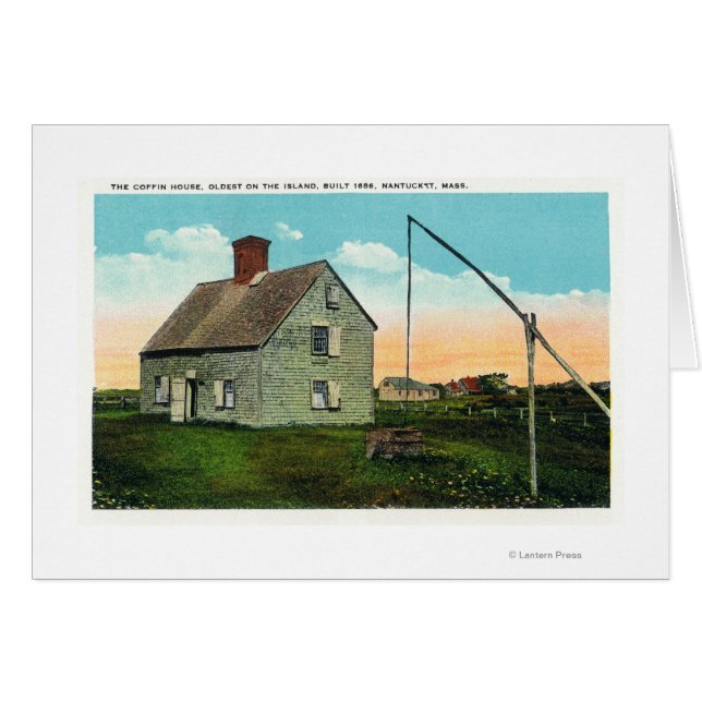 Vue de la Maison du Café, la plus ancienne de l'îl (Devant horizontal)