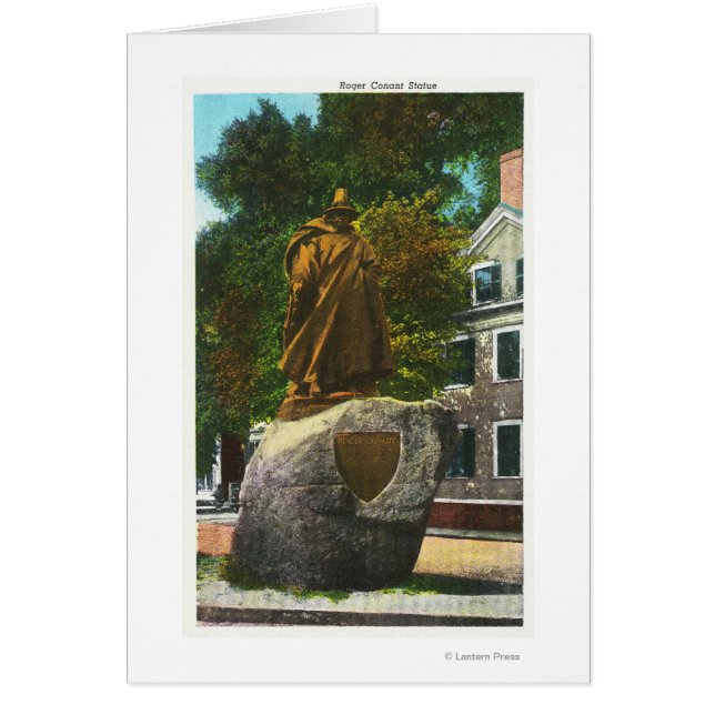 Vue de la statue de Roger Conant (Devant)