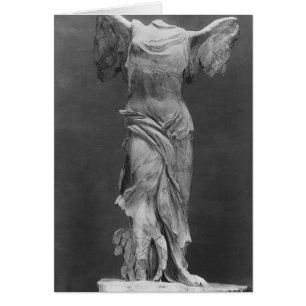 Vue de la victoire Samothrace dans le musée de