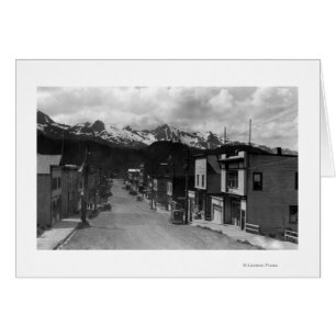 Vue de la ville de Cordova, Alaska Photographie