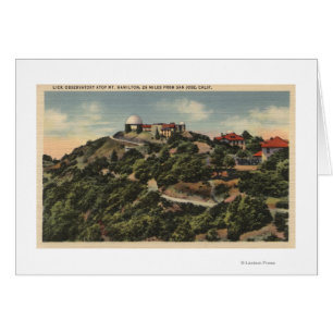 Vue de l'Observatoire Lick sur le Mont Hamilton