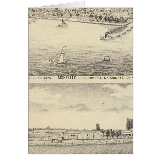 Vue de l'oiseau sur Montello (Devant)