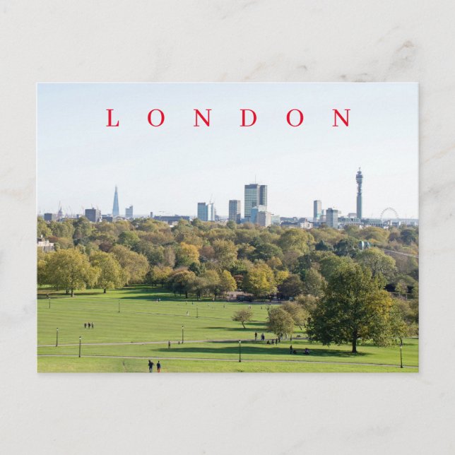 Vue de Londres depuis la carte postale de Primrose (Devant)