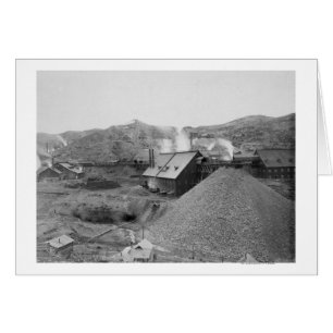Vue de l'usine minière "Entreprise à domicile"