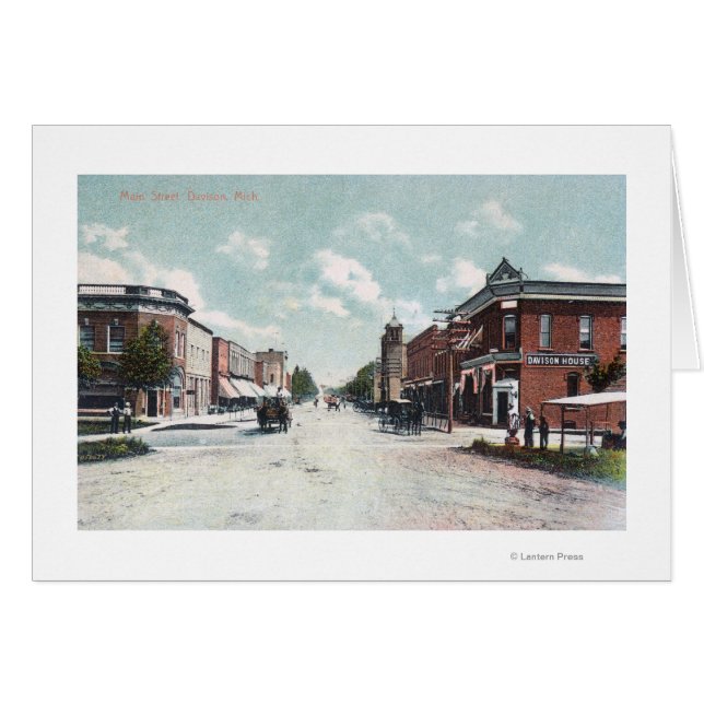 Vue de Main StreetDavison, MI (Devant horizontal)