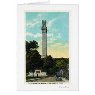 Vue de mémorial de comprimé et de pèlerin de