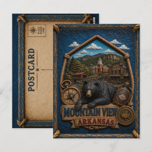 Vue de montagne Carte postale de l'Arkansas Voyage