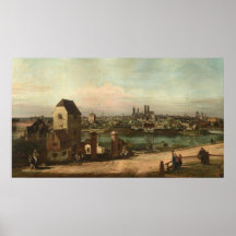 Vue de Munich - Bernardo Bellotto Poster d'Art