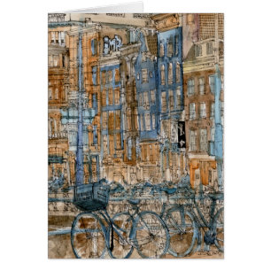 Vue de New York City d'aquarelle des destinations